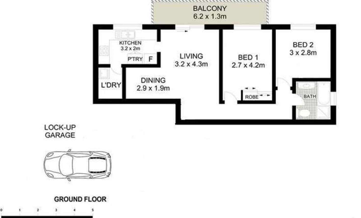 Floorplan of Homely apartment listing, 3/16 Soldiers Avenue, Freshwater NSW 2096