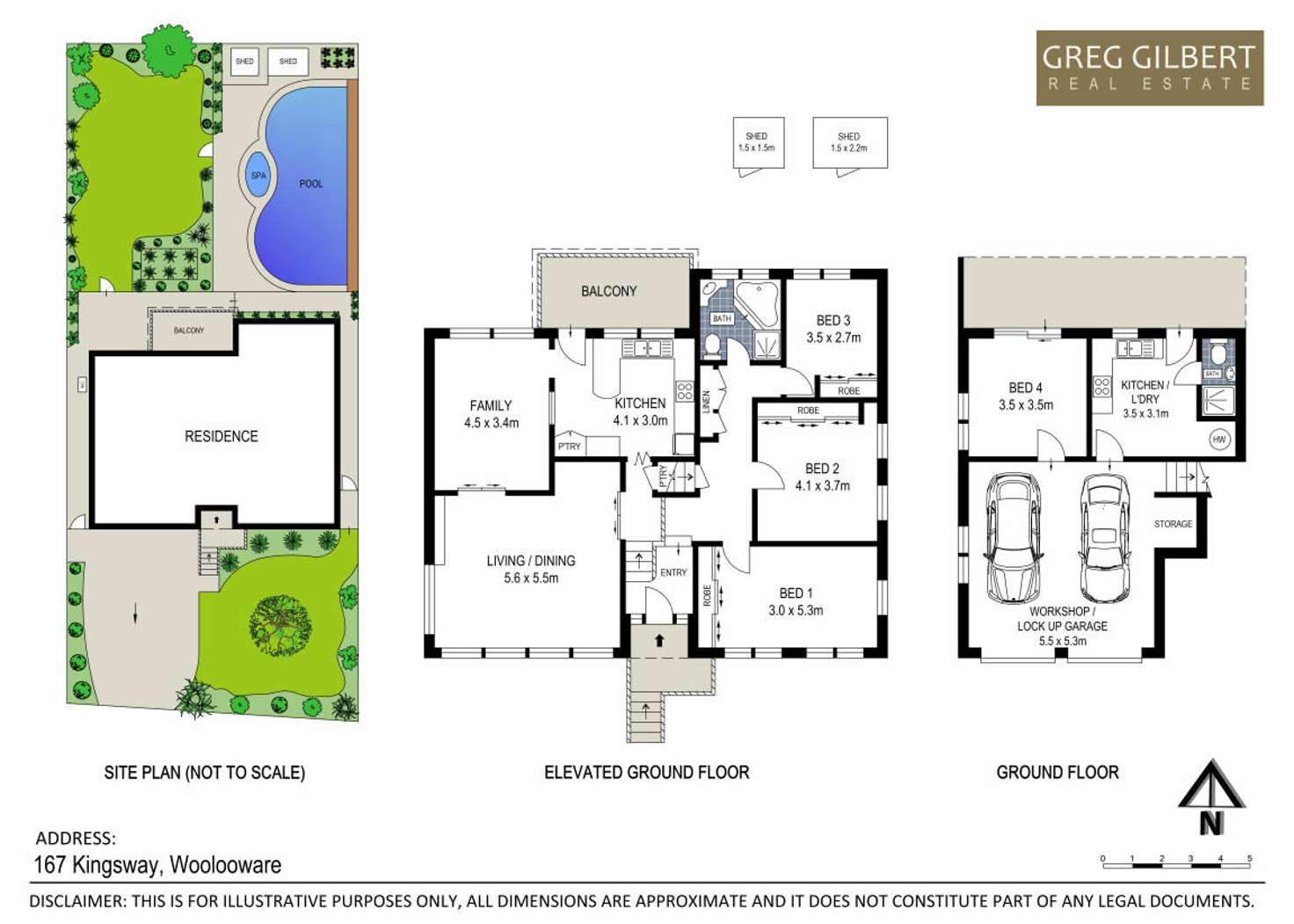 Floorplan of Homely house listing, 167 Kingsway, Woolooware NSW 2230