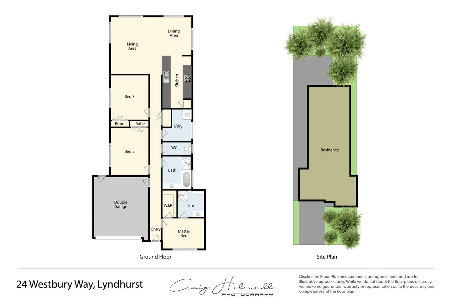 Floorplan of Homely house listing, 24 Westbury Way, Lyndhurst VIC 3975