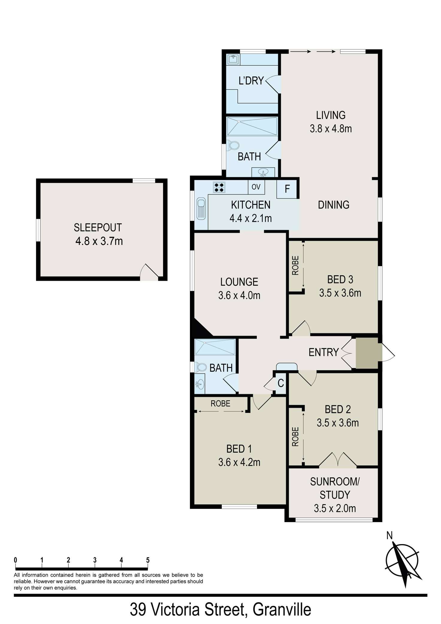 Floorplan of Homely house listing, 39 Victoria Street, Granville NSW 2142