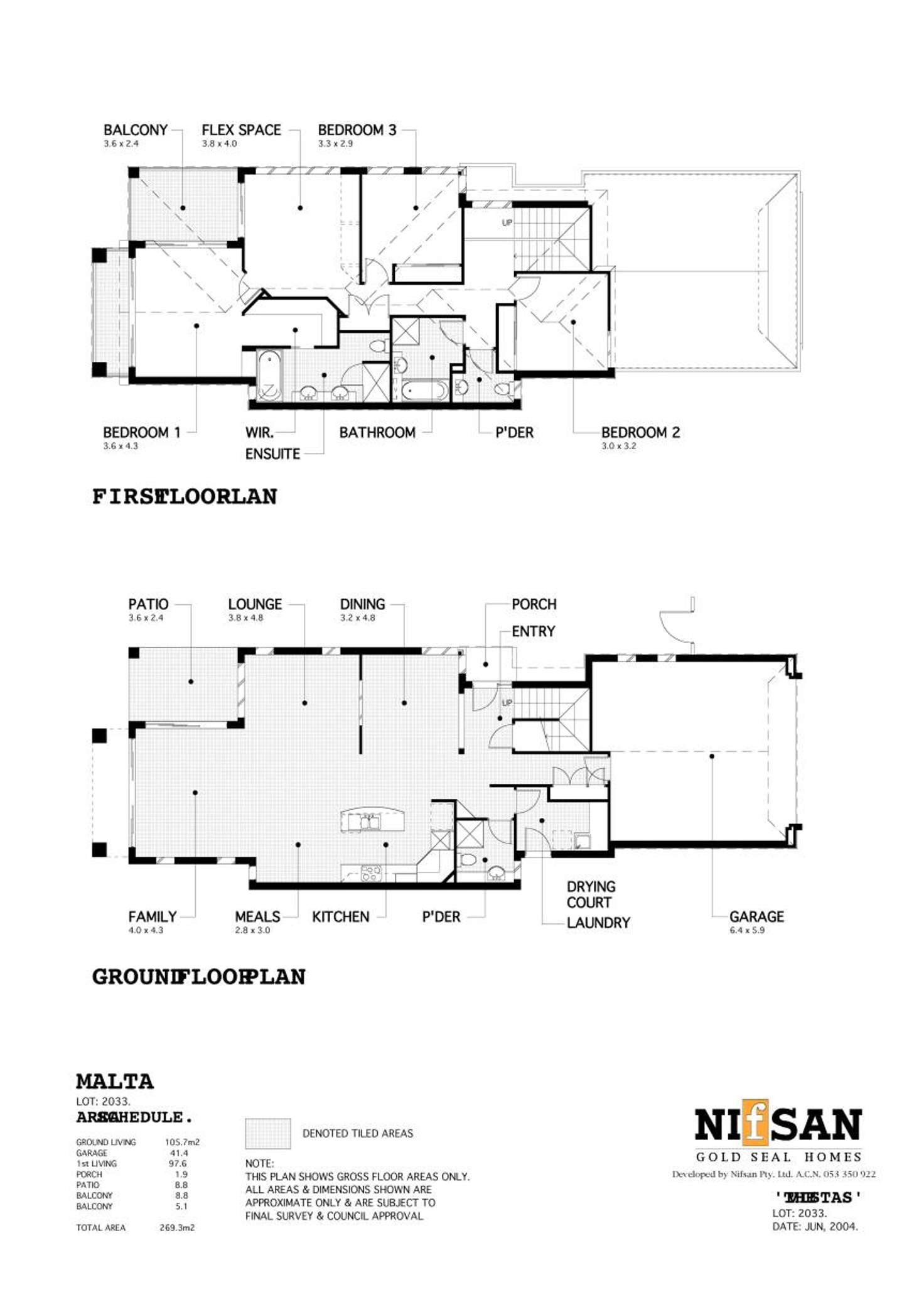 Floorplan of Homely house listing, 2033/1 The Vistas Drive, Carrara QLD 4211