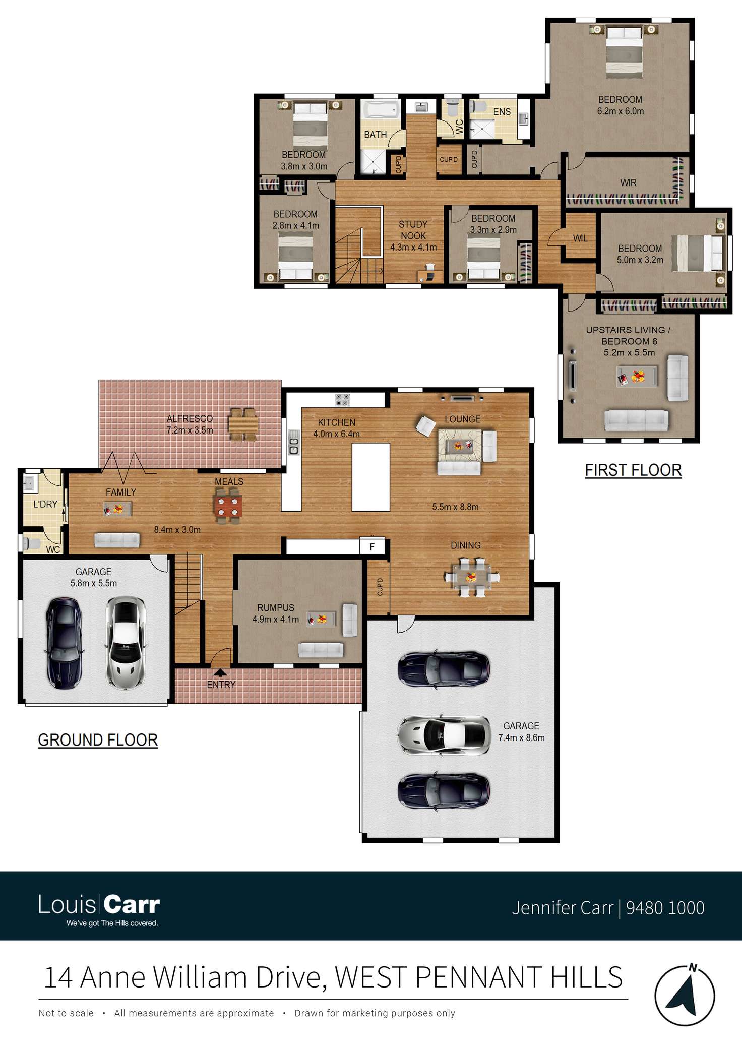 Floorplan of Homely house listing, 14 Anne William Drive, West Pennant Hills NSW 2125