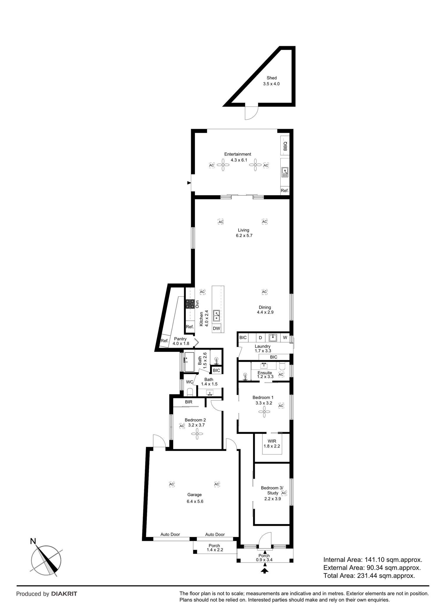 Floorplan of Homely house listing, 36B Wicks Avenue, Campbelltown SA 5074