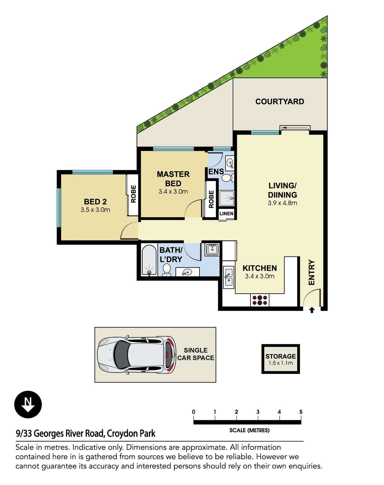 Floorplan of Homely unit listing, 9/33-39 Georges River Road, Croydon Park NSW 2133