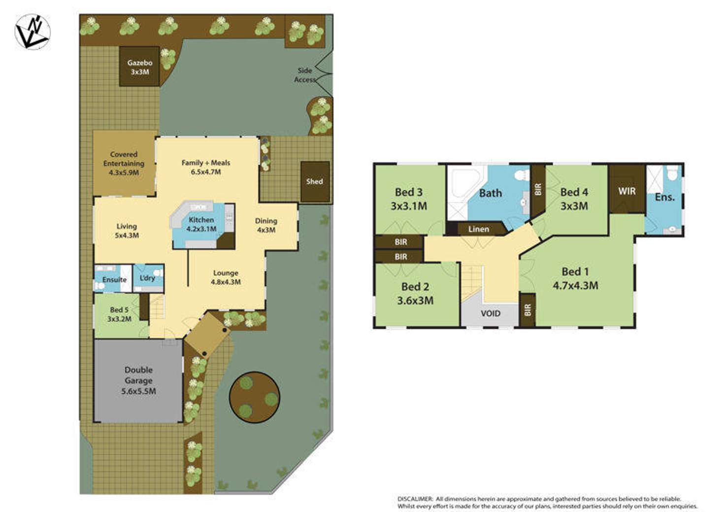 Floorplan of Homely house listing, 1 Jorja Place, Kellyville NSW 2155