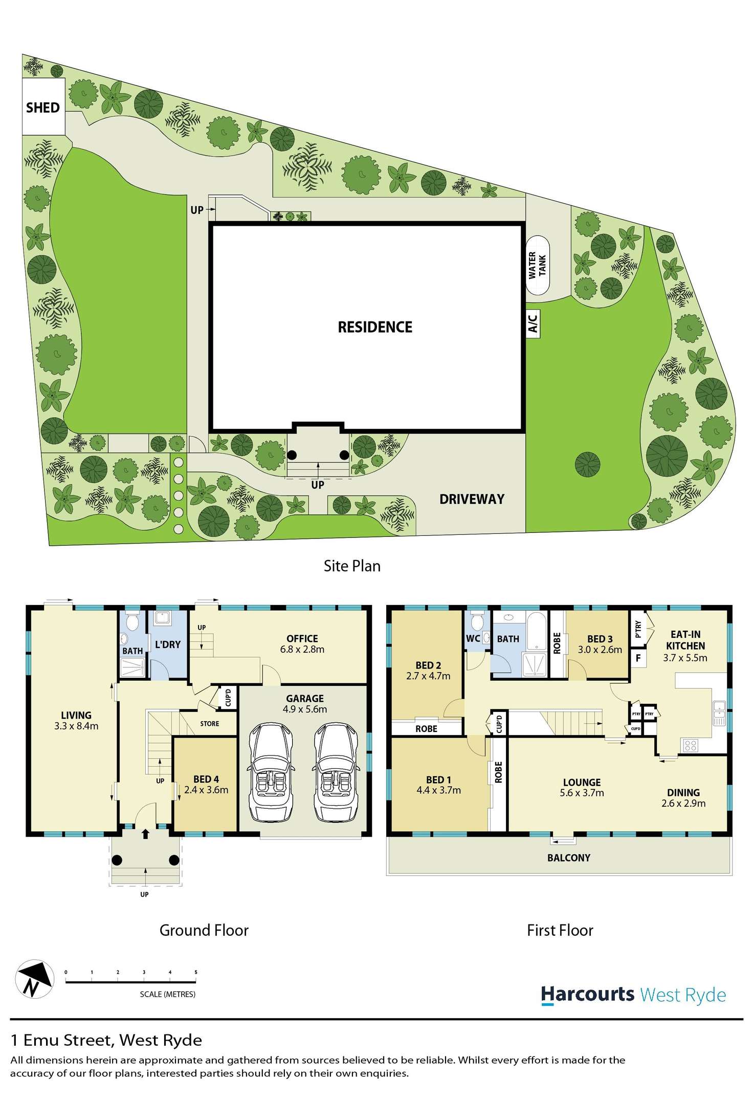 Floorplan of Homely house listing, 1 Emu Street, West Ryde NSW 2114