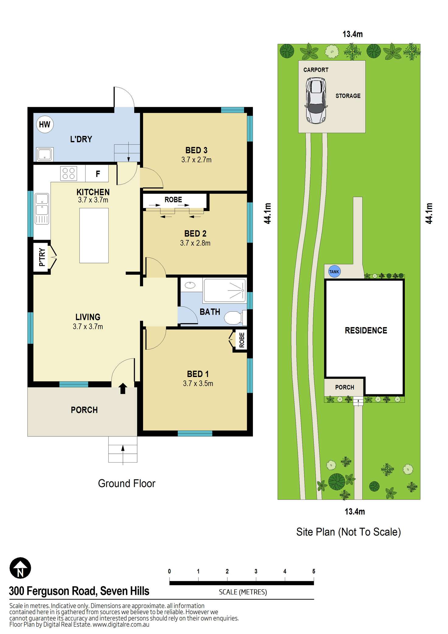 Floorplan of Homely house listing, 300 Ferguson Road, Seven Hills QLD 4170