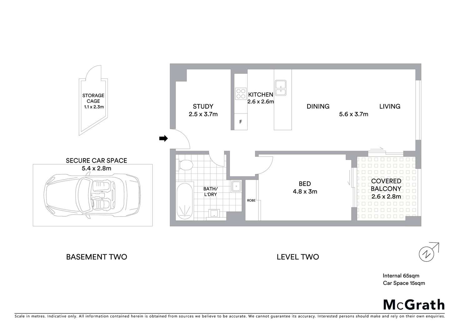 Floorplan of Homely apartment listing, 203/88 Blaxland Road, Ryde NSW 2112