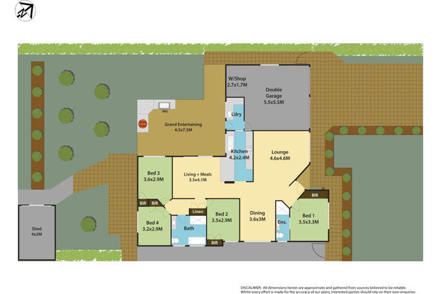 Floorplan of Homely house listing, 40 Calandra Avenue, Quakers Hill NSW 2763