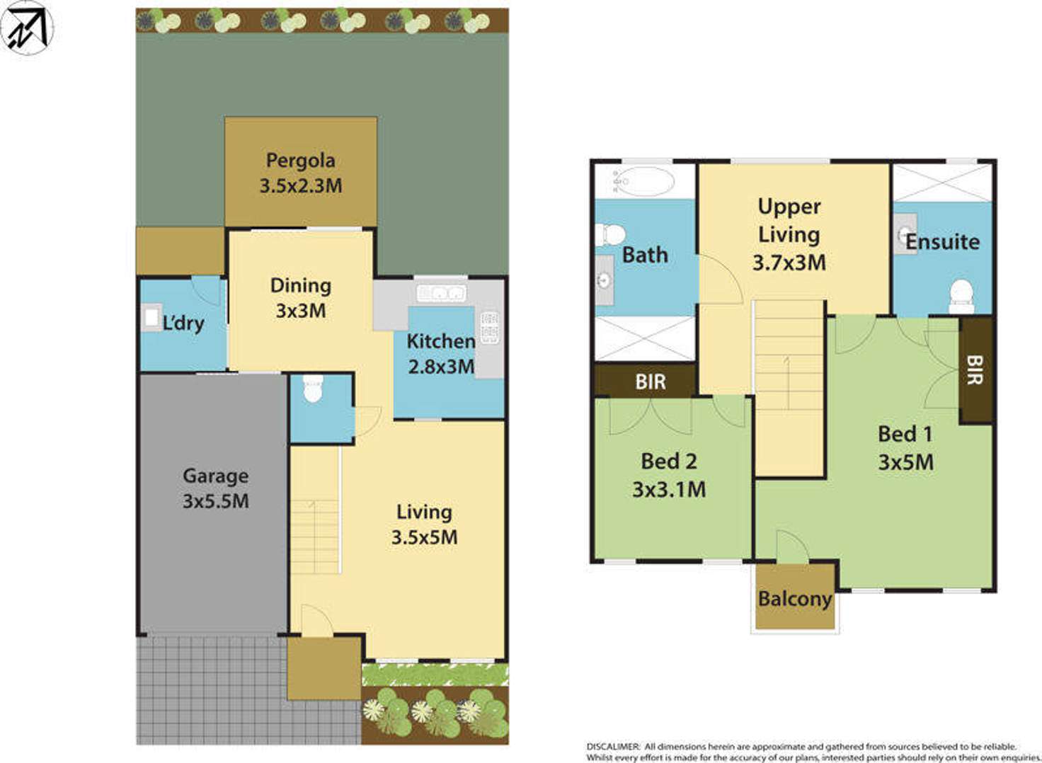 Floorplan of Homely townhouse listing, 11/6 Blossom Place, Quakers Hill NSW 2763