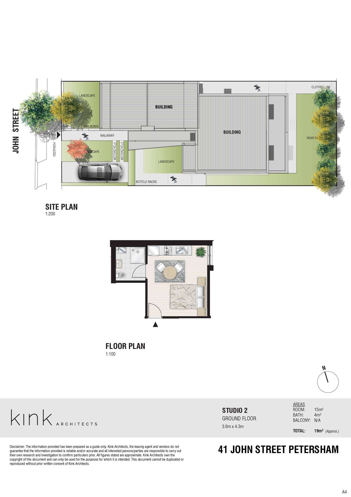 Floorplan of Homely apartment listing, 2/41 John Street, Petersham NSW 2049