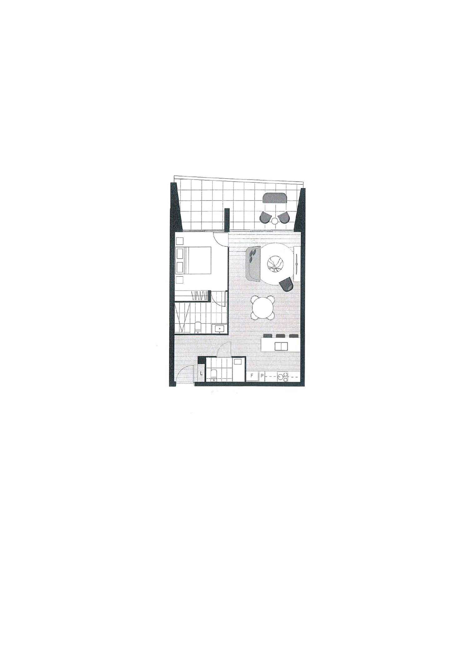 Floorplan of Homely apartment listing, 49/7 State Circle, Forrest ACT 2603