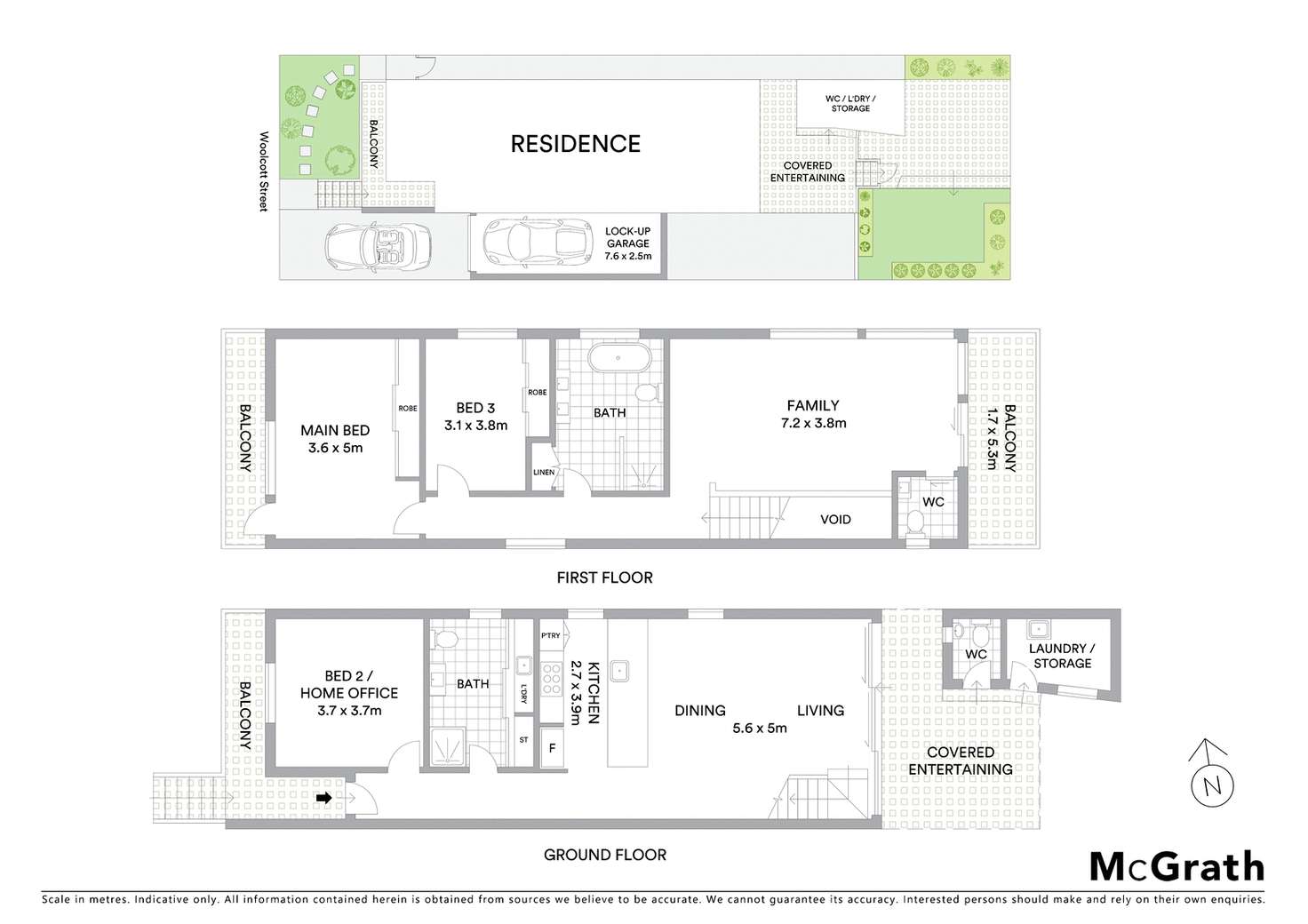 Floorplan of Homely house listing, 94 Woolcott Street, Earlwood NSW 2206