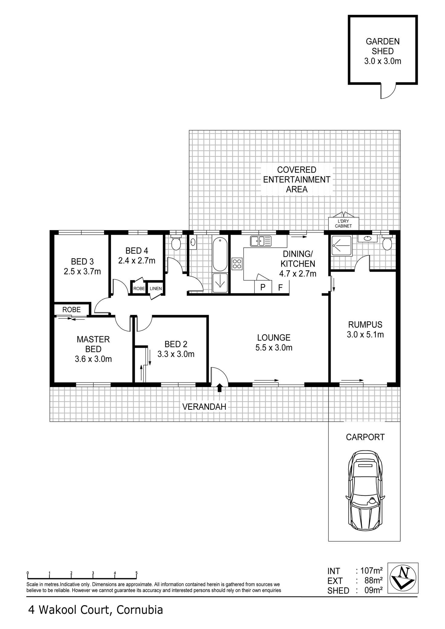 Floorplan of Homely house listing, 4 Wakool Court, Cornubia QLD 4130