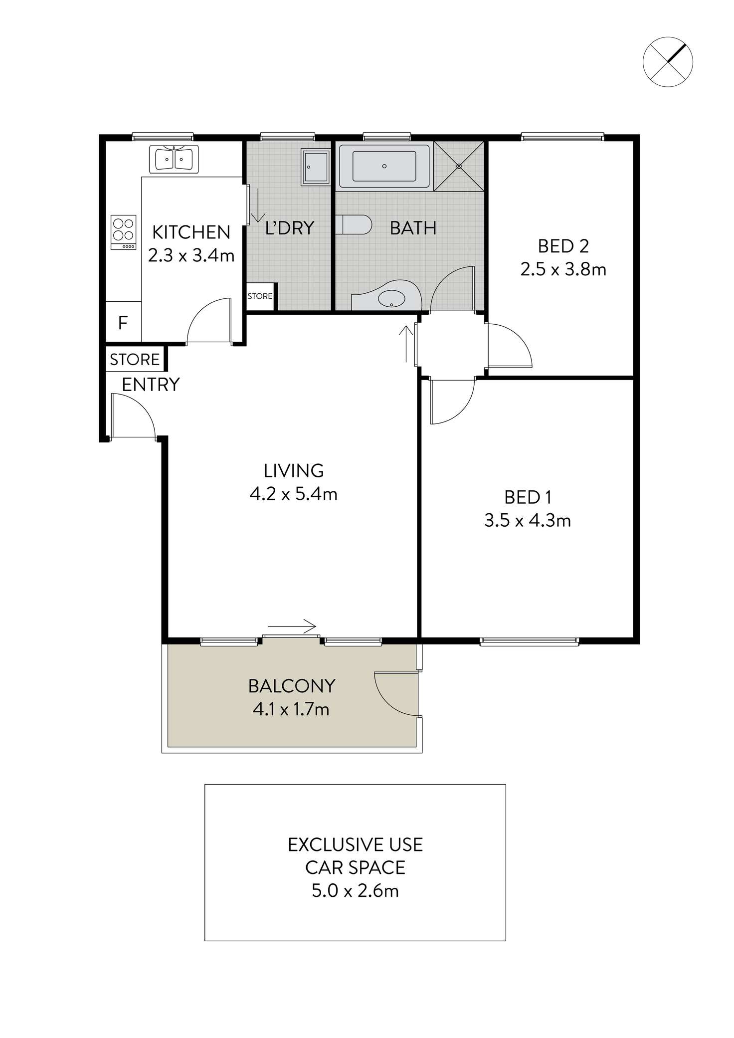 Floorplan of Homely apartment listing, 25/5 Benalla Avenue, Ashfield NSW 2131