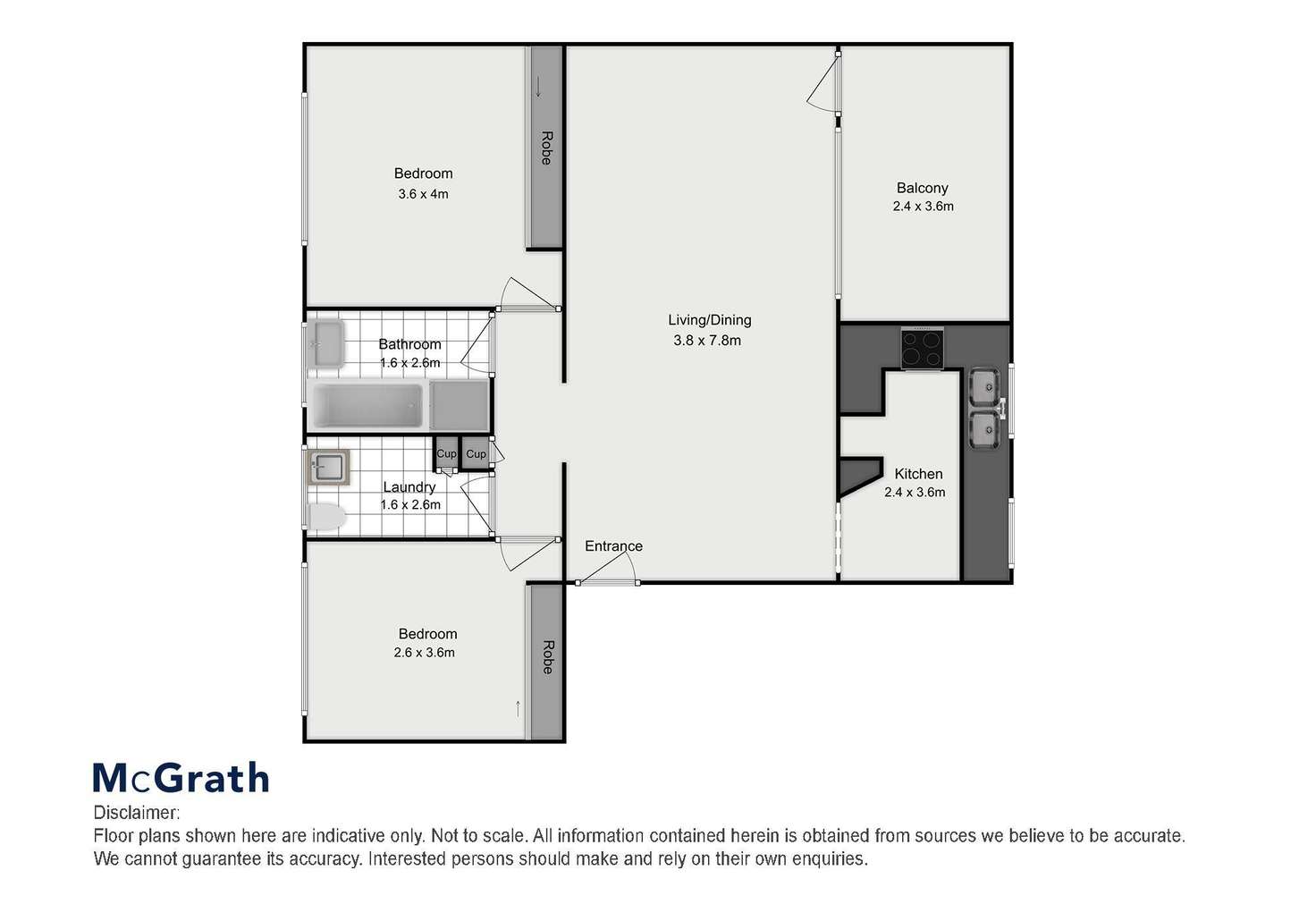 Floorplan of Homely apartment listing, 15/111-113 Alfred Street, Sans Souci NSW 2219
