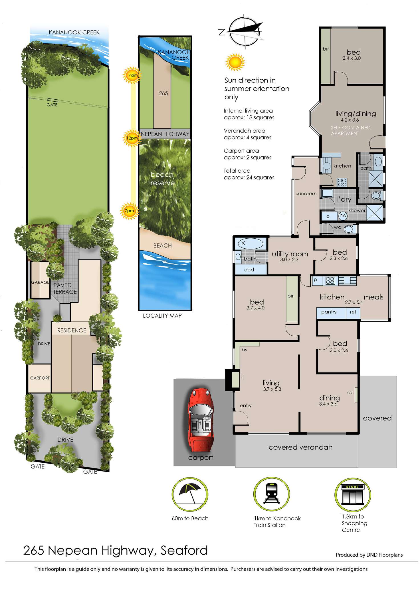Floorplan of Homely house listing, 265 Nepean Highway, Seaford VIC 3198