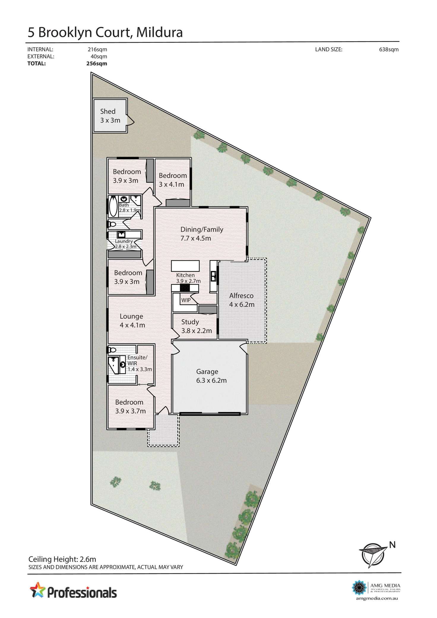 Floorplan of Homely house listing, 5 Brooklyn Court, Mildura VIC 3500