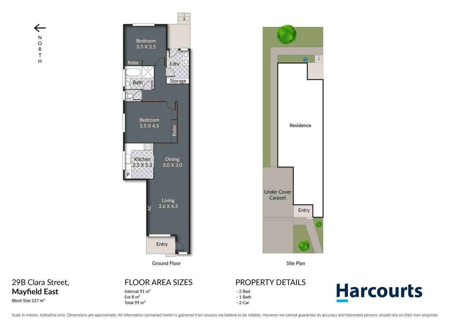 Floorplan of Homely house listing, 29B Clara Street, Mayfield East NSW 2304