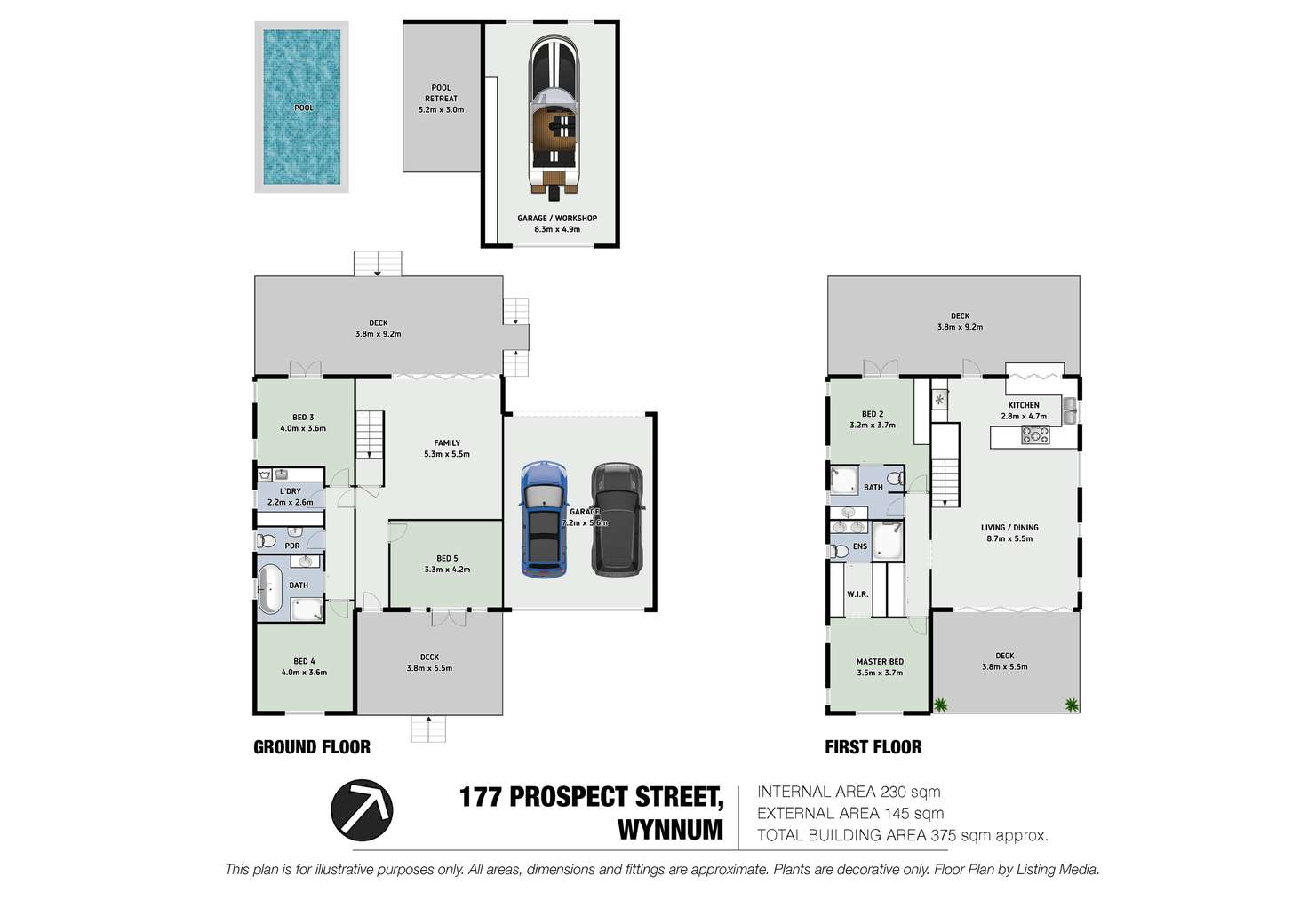 Floorplan of Homely house listing, 177 Prospect Street, Wynnum QLD 4178