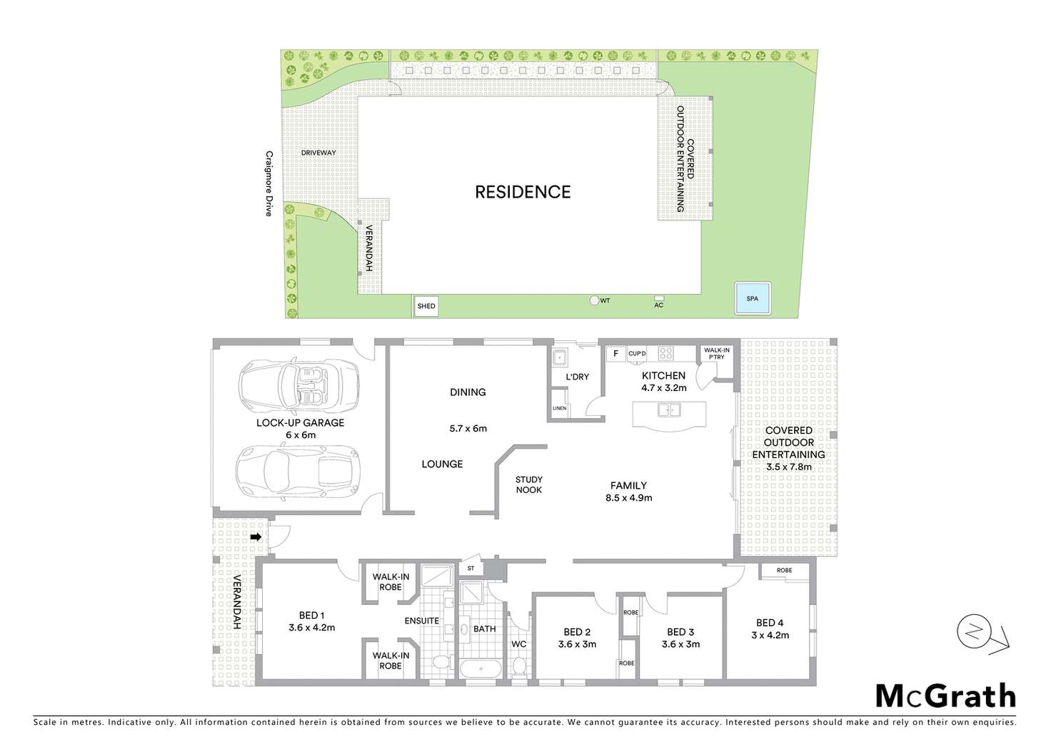 Floorplan of Homely house listing, 84 Craigmore Drive, Kellyville NSW 2155