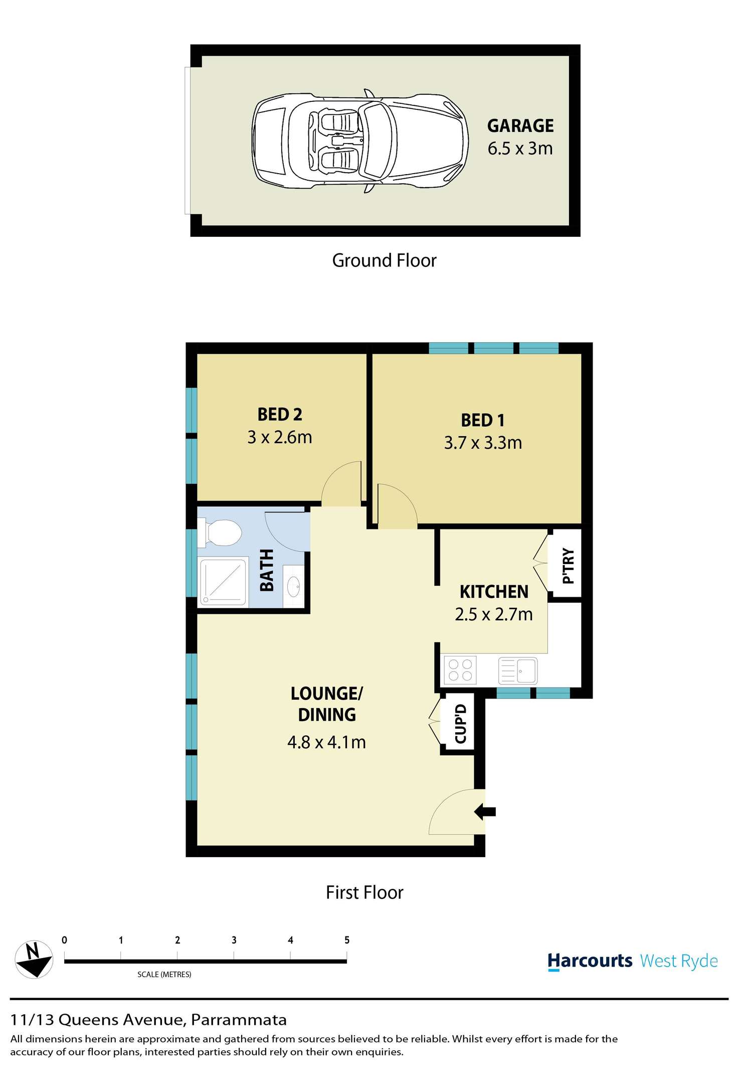 Floorplan of Homely unit listing, 11/11-13 Queens Avenue, Parramatta NSW 2150