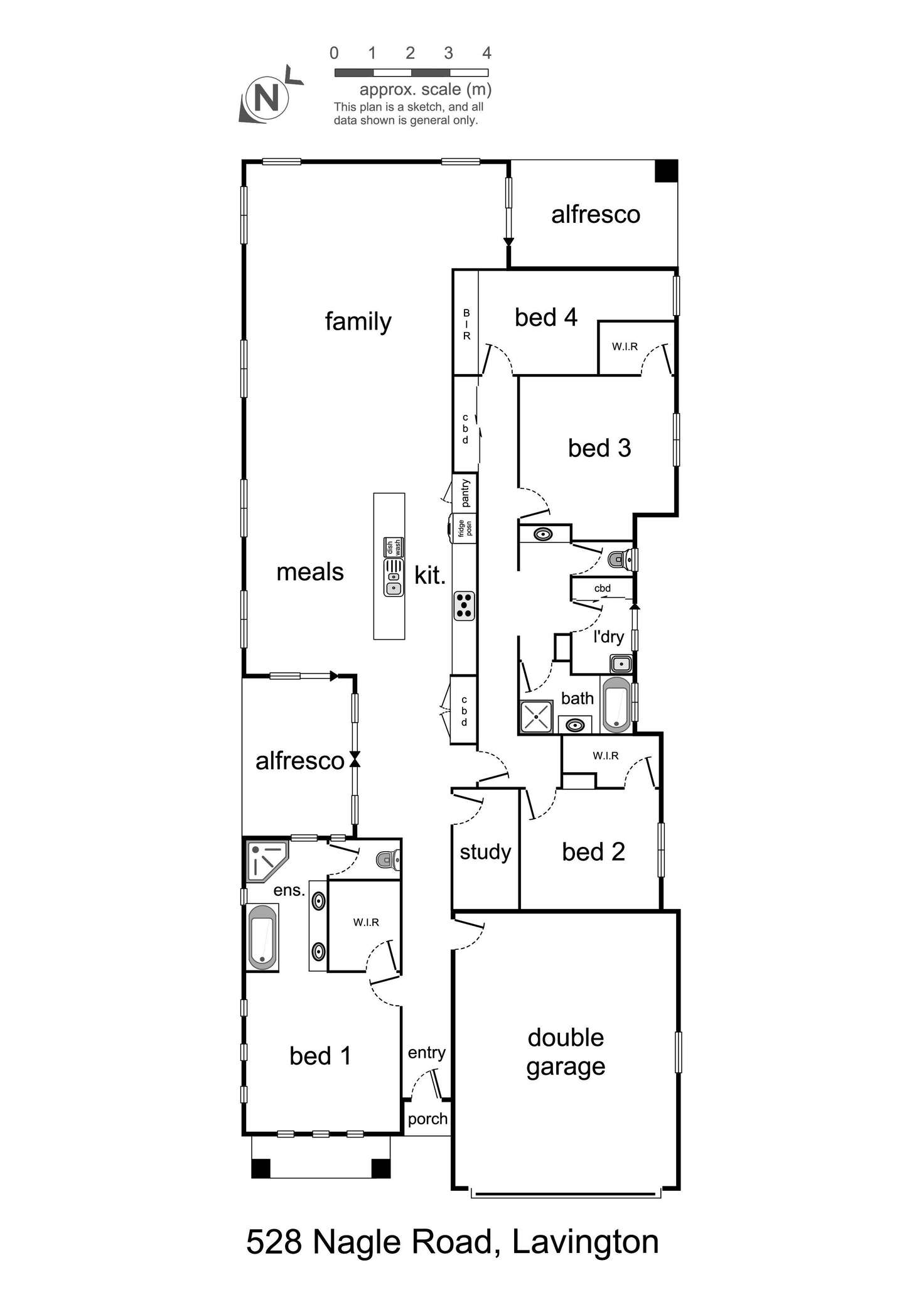 Floorplan of Homely house listing, 528 Nagle Road, Lavington NSW 2641