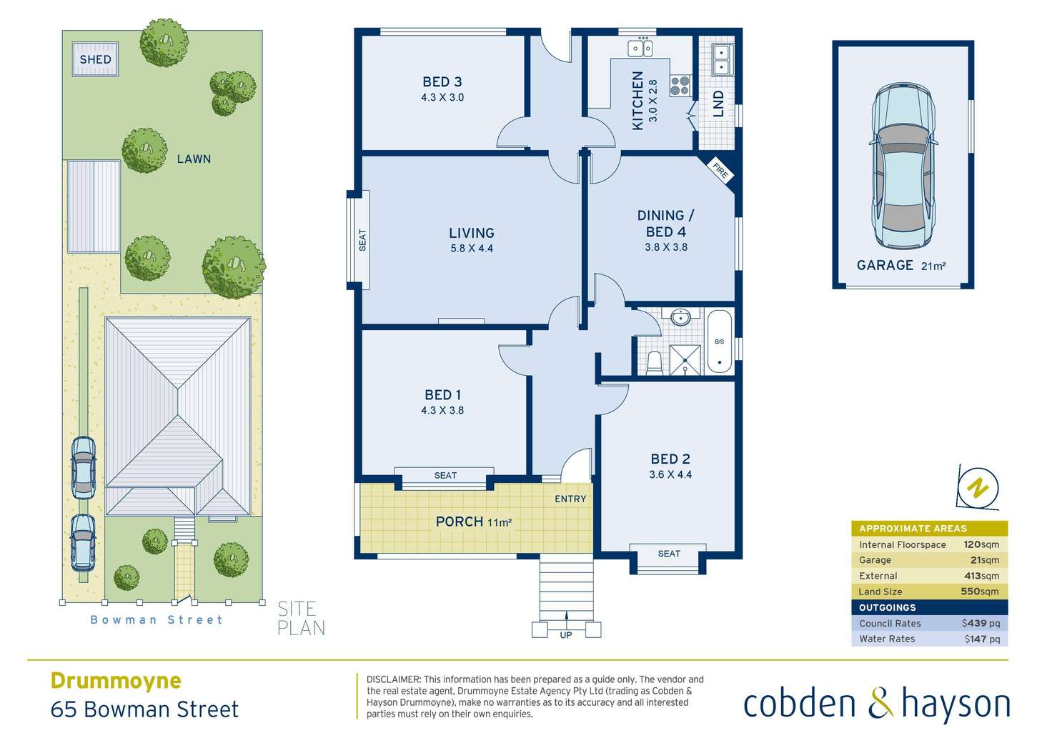 Floorplan of Homely house listing, 65 Bowman Street, Drummoyne NSW 2047