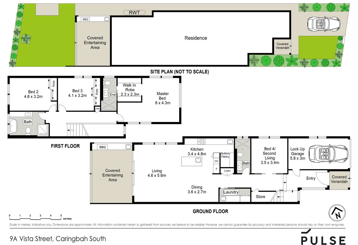 Floorplan of Homely semiDetached listing, 9A Vista Street, Caringbah South NSW 2229