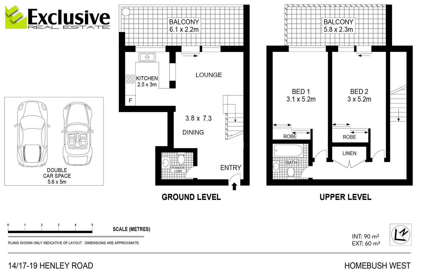 Floorplan of Homely apartment listing, 14/17-19 Henley Road, Homebush West NSW 2140
