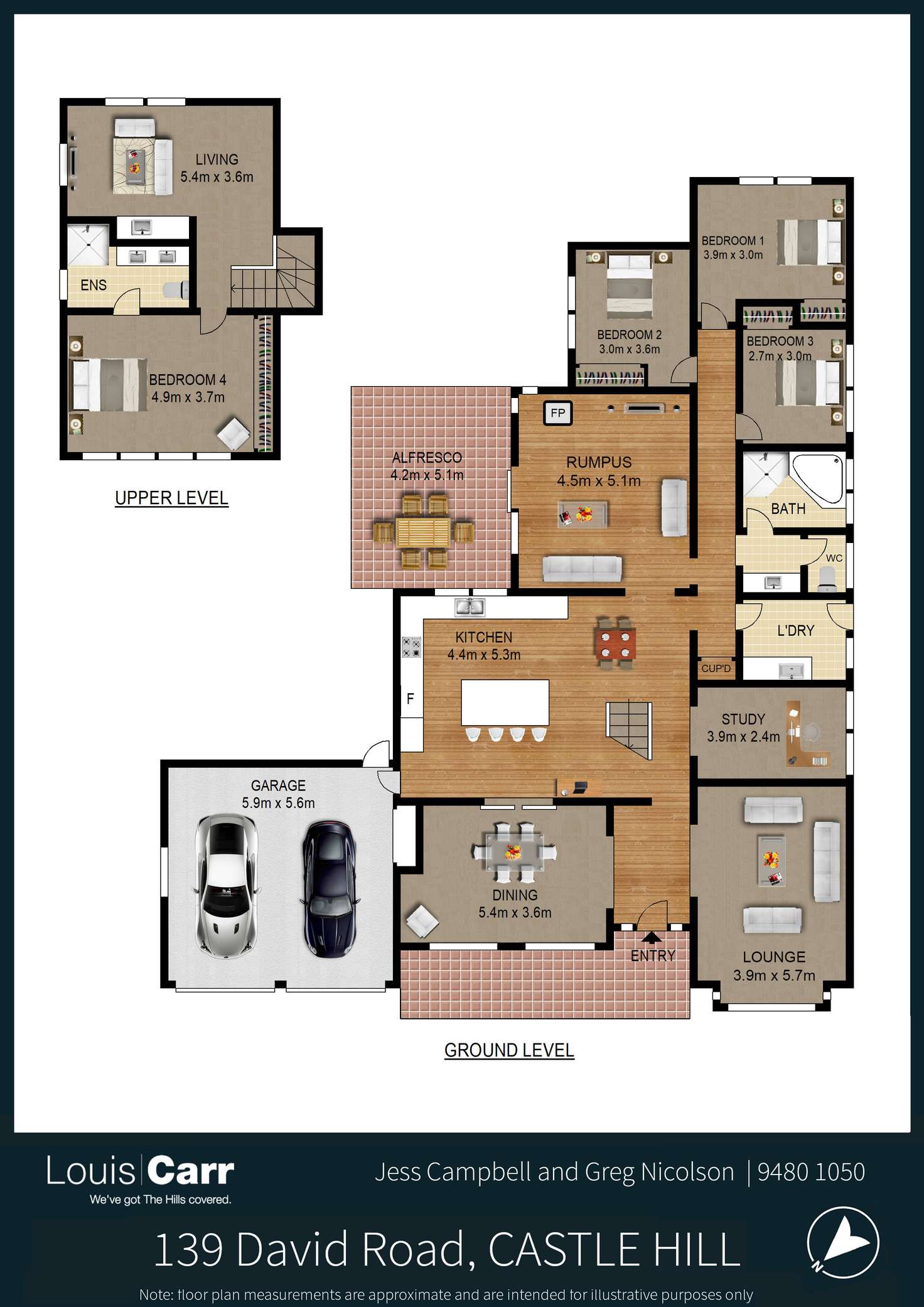 Floorplan of Homely house listing, 139 David Road, Castle Hill NSW 2154