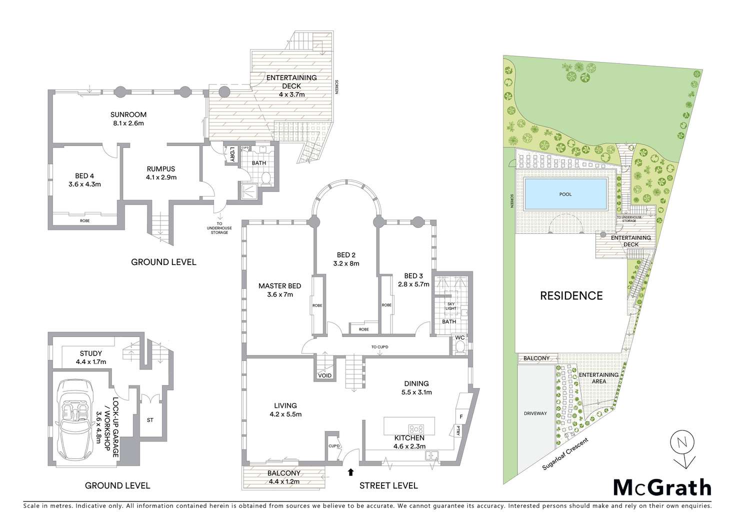 Floorplan of Homely house listing, 52 Sugarloaf Crescent, Castlecrag NSW 2068