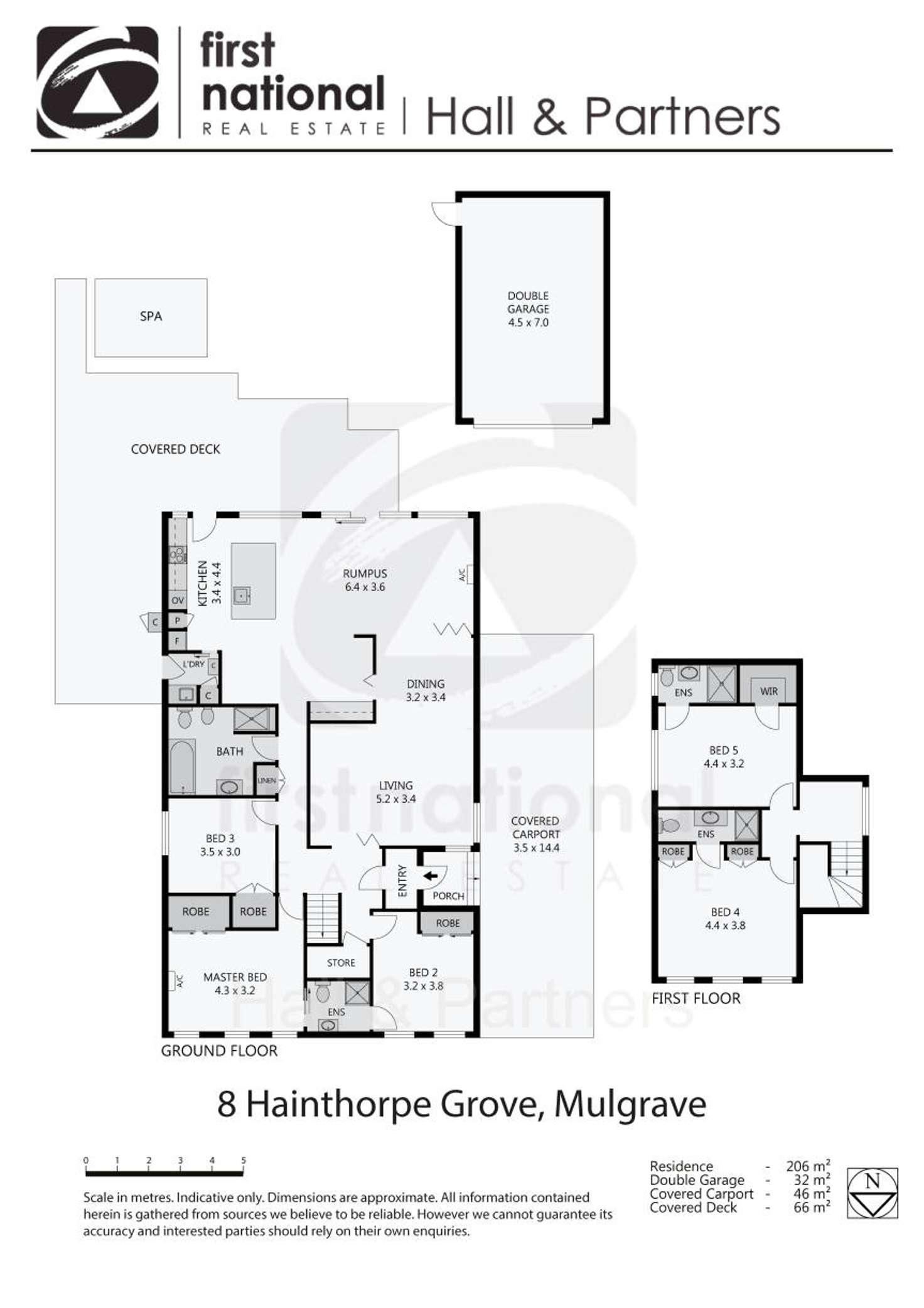 Floorplan of Homely house listing, 8 Hainthorpe Grove, Mulgrave VIC 3170