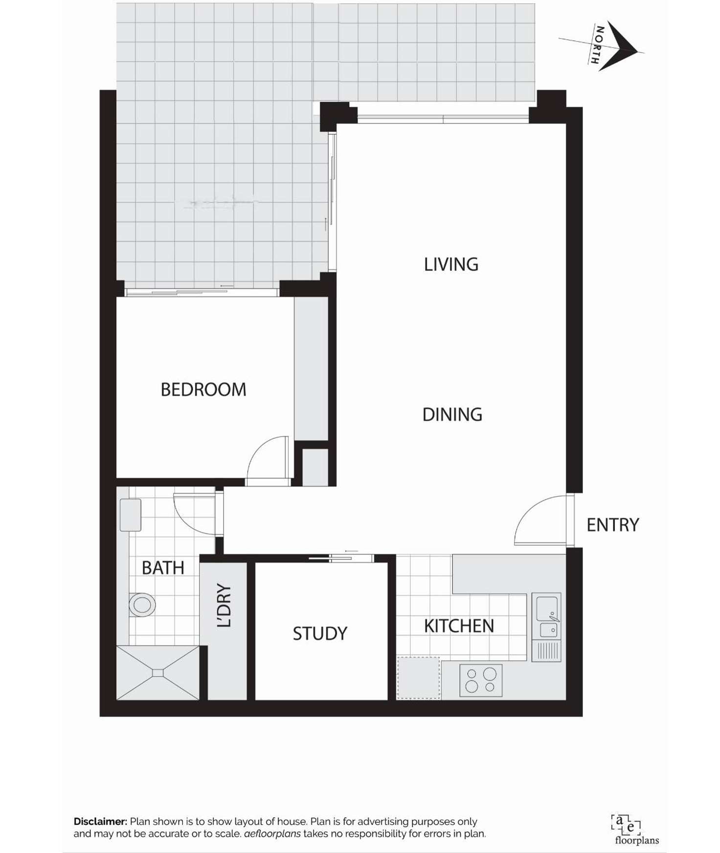 Floorplan of Homely apartment listing, 14/25-29 Berrigan Crescent, O'connor ACT 2602