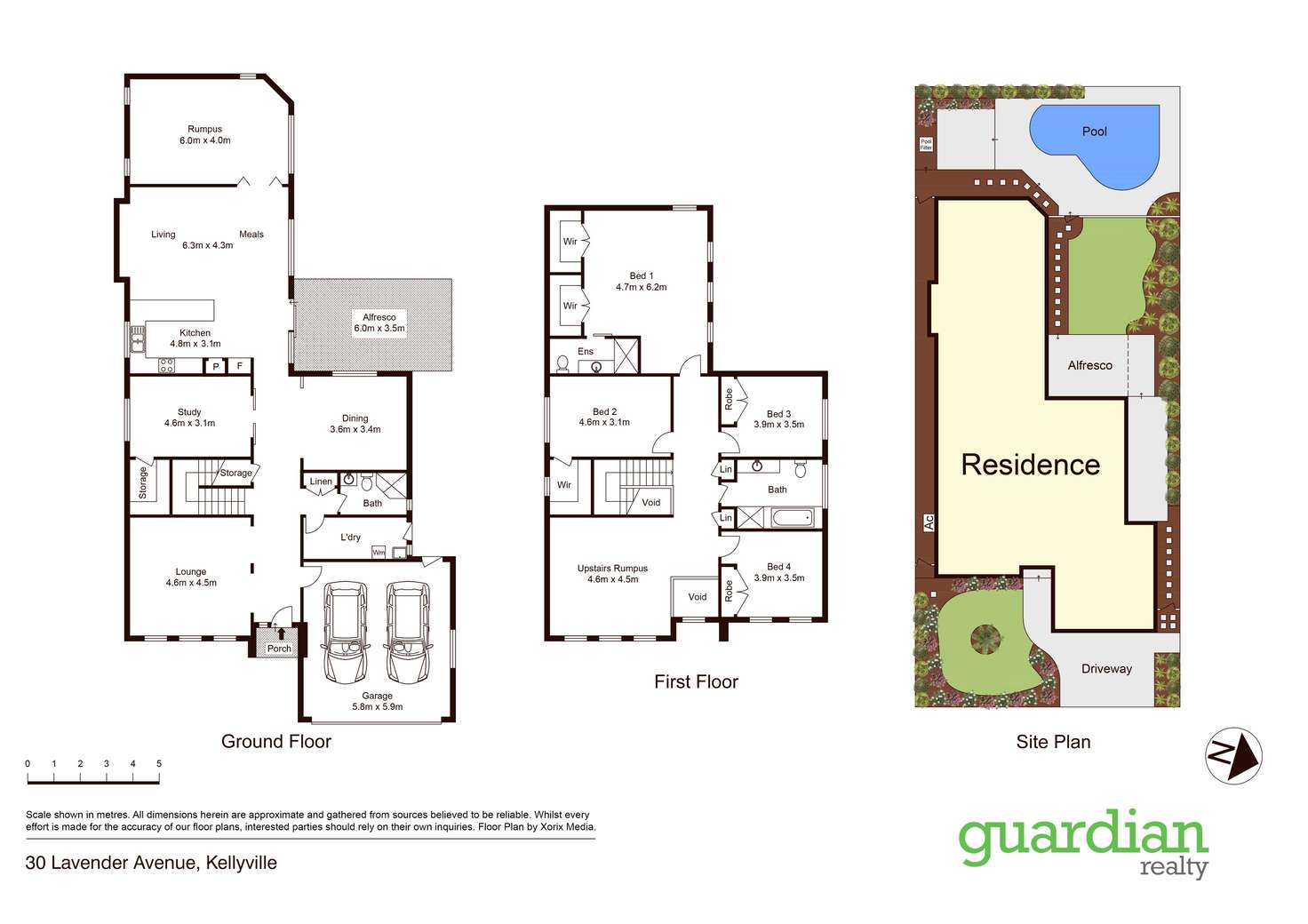 Floorplan of Homely house listing, 30 Lavender Avenue, Kellyville NSW 2155