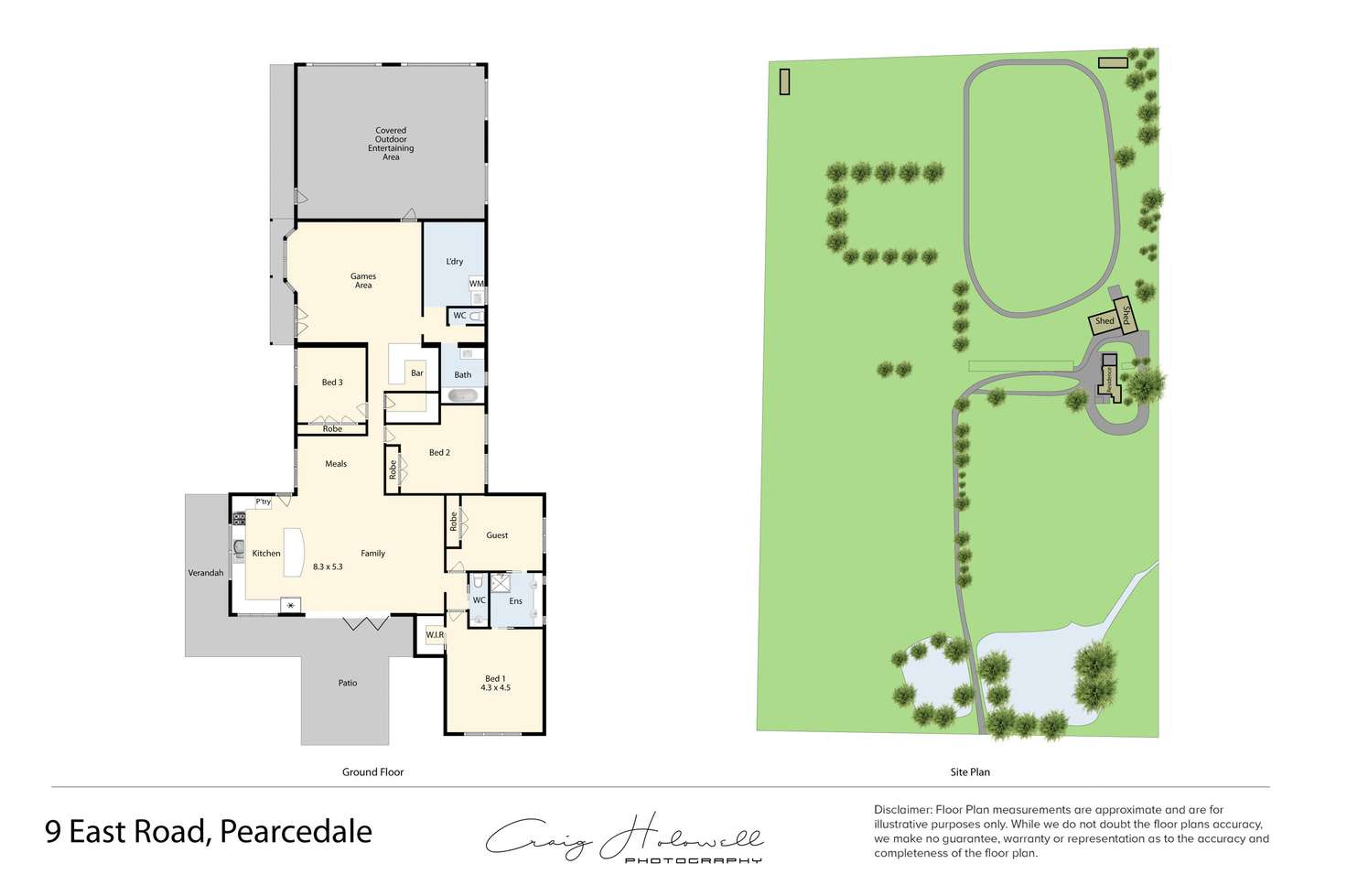 Floorplan of Homely acreageSemiRural listing, 9 East Road, Pearcedale VIC 3912