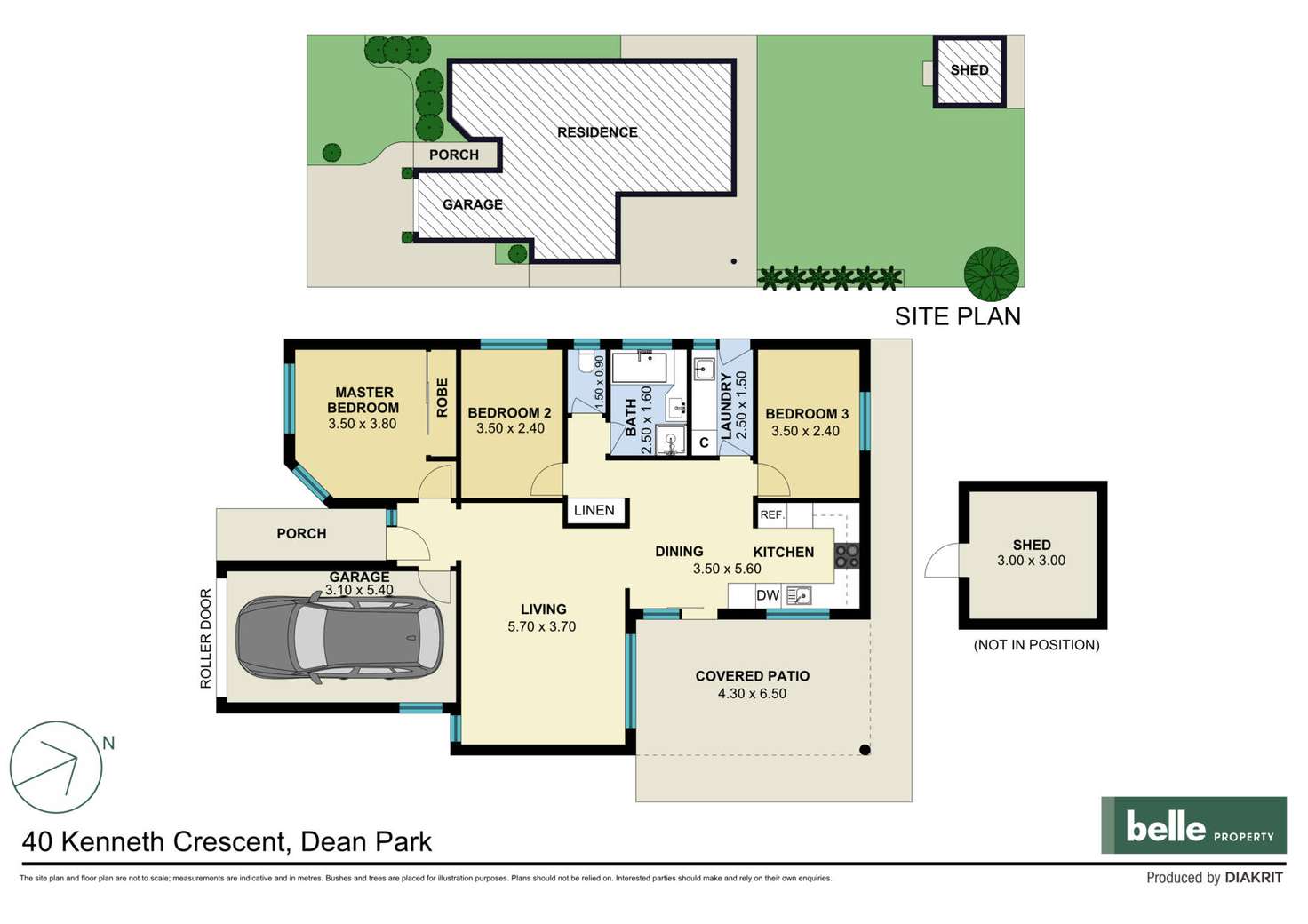 Floorplan of Homely house listing, 40 Kenneth Crescent, Dean Park NSW 2761