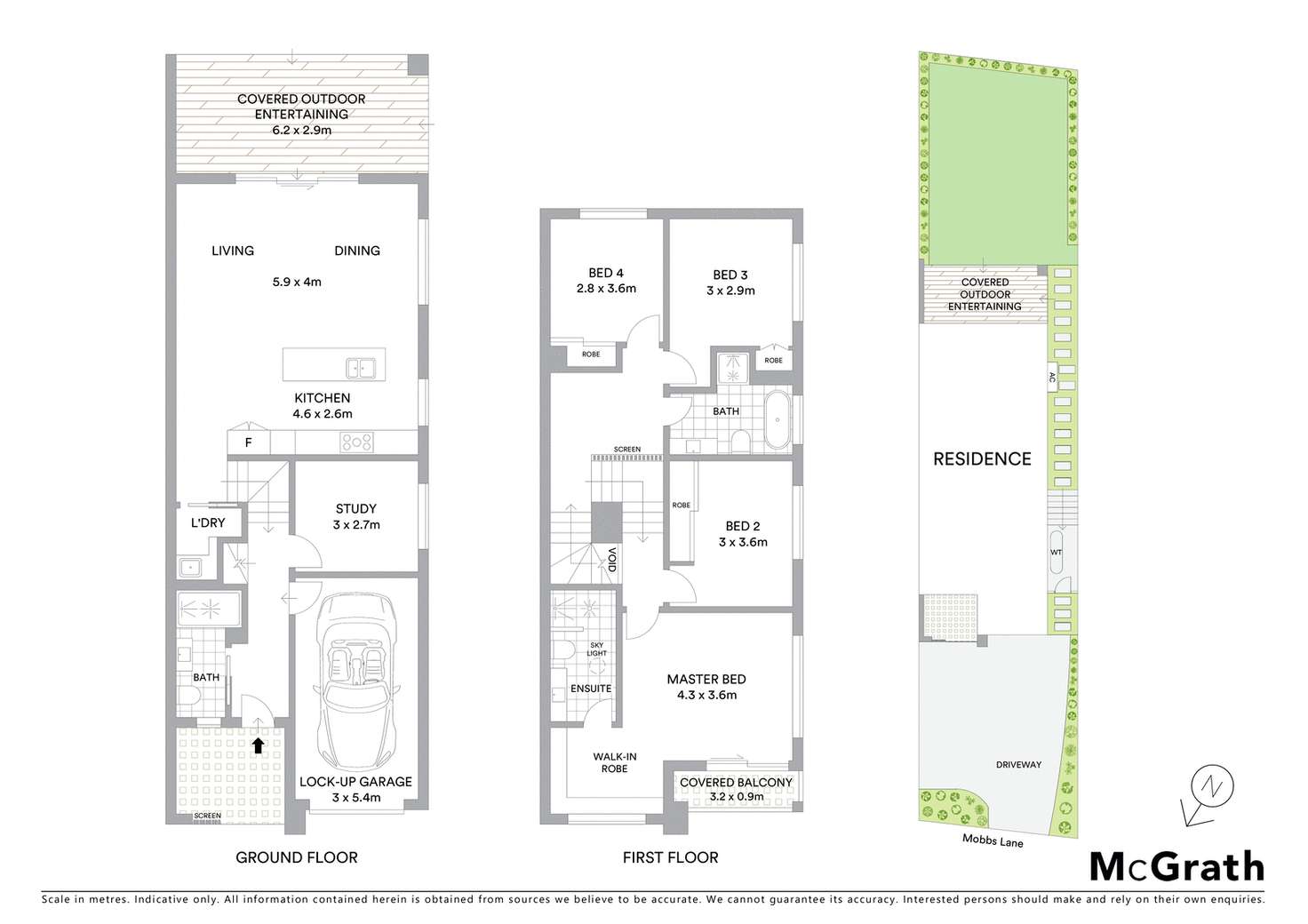 Floorplan of Homely semiDetached listing, 18A Mobbs Lane, Carlingford NSW 2118