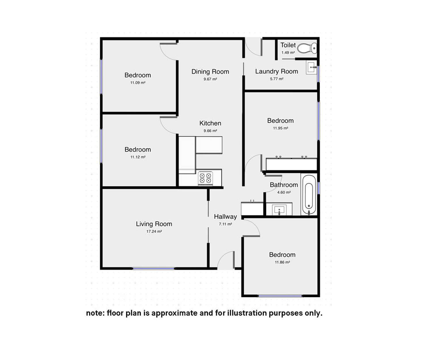 Floorplan of Homely house listing, 42 Pearl Avenue, Mildura VIC 3500
