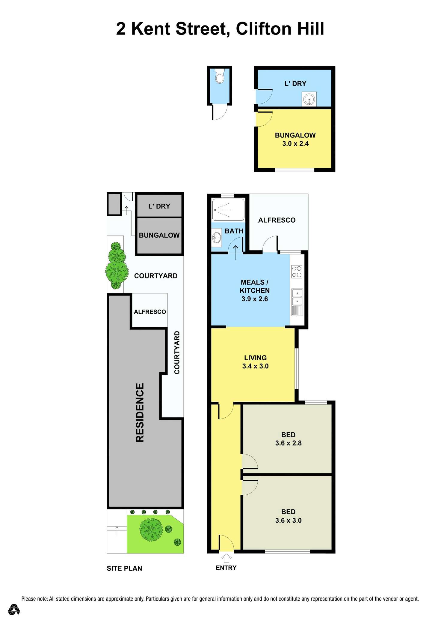 Floorplan of Homely house listing, 2 Kent Street, Clifton Hill VIC 3068