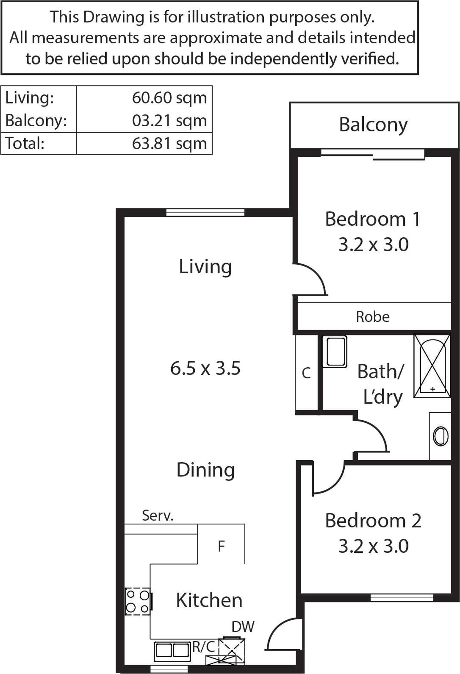 Floorplan of Homely unit listing, 18/274 South Terrace, Adelaide SA 5000