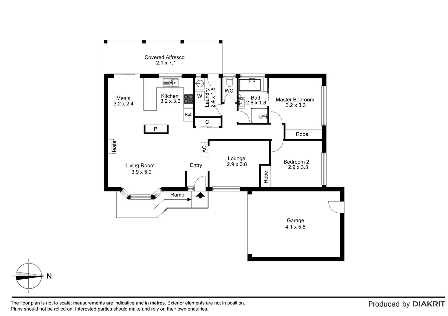 Floorplan of Homely unit listing, 1/73-75 Victoria Street, Hastings VIC 3915