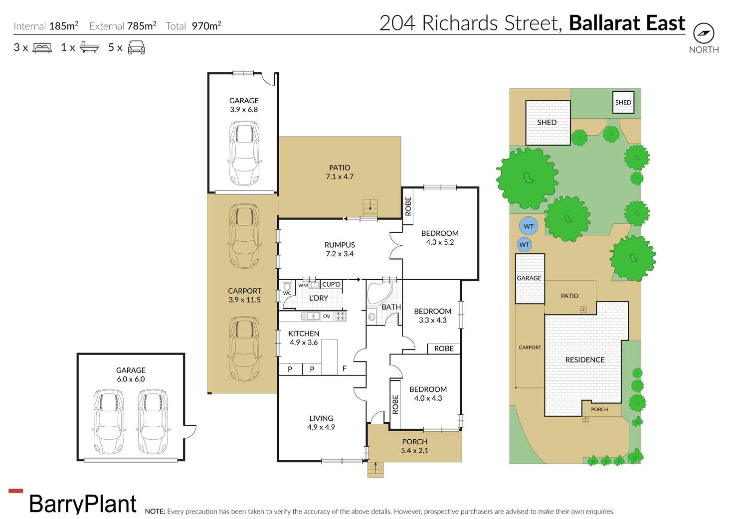 Floorplan of Homely house listing, 204 Richards Street, Ballarat East VIC 3350