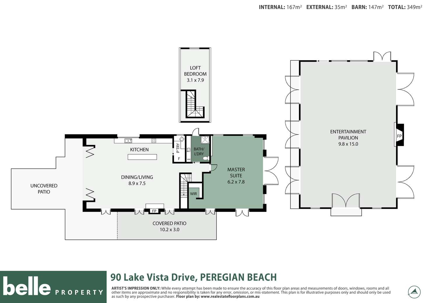 Floorplan of Homely house listing, 90 Lake Vista Drive, Peregian Beach QLD 4573