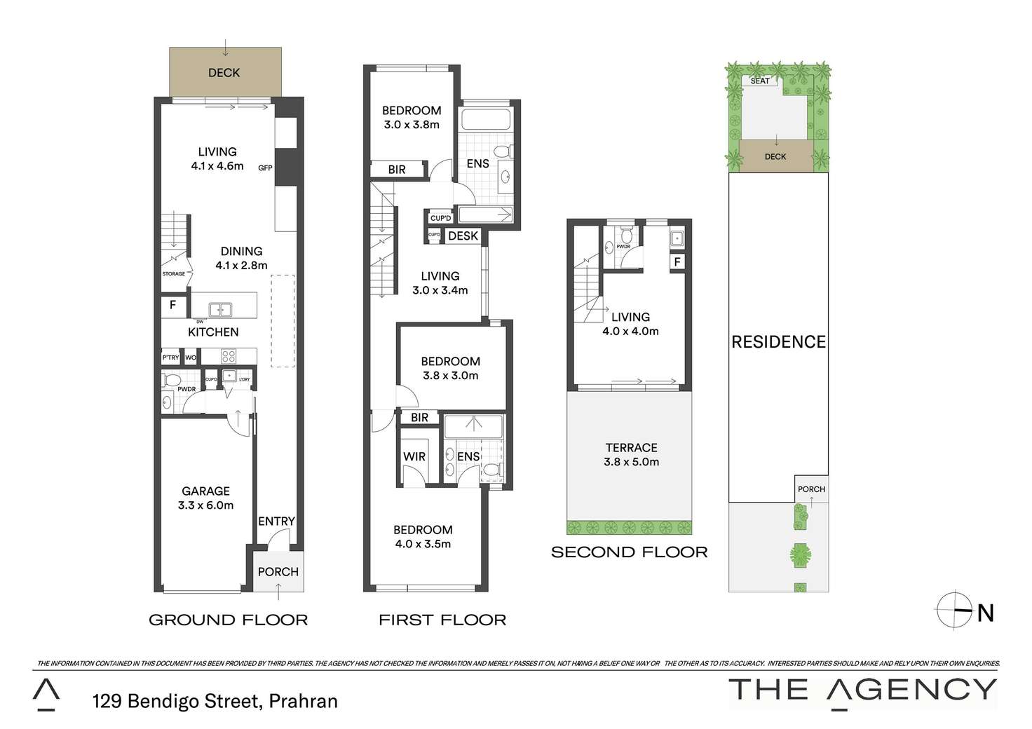 Floorplan of Homely house listing, 129 Bendigo Street, Prahran VIC 3181