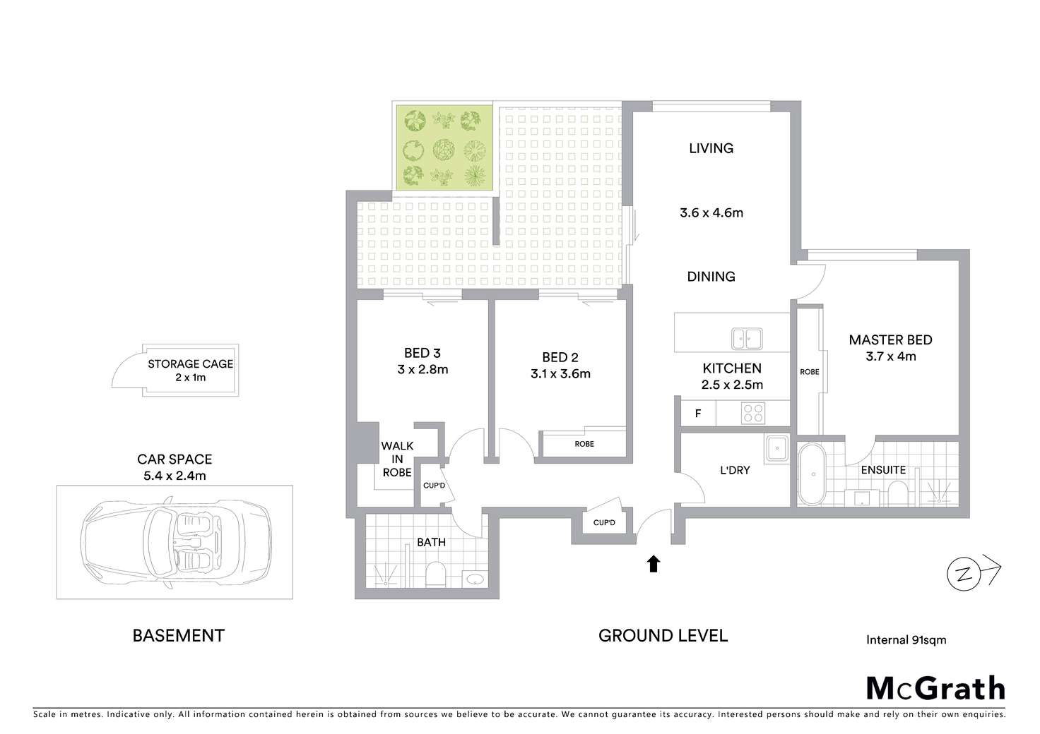 Floorplan of Homely apartment listing, 44/2-4 Lodge Street, Hornsby NSW 2077