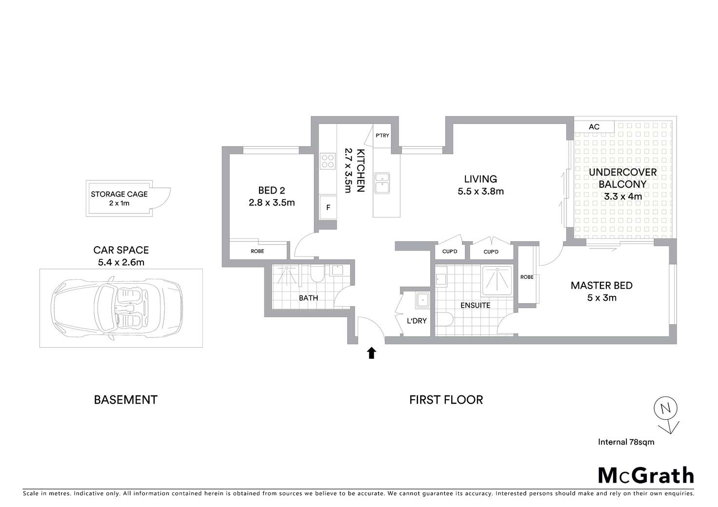 Floorplan of Homely apartment listing, 52/2-4 Lodge Street, Hornsby NSW 2077
