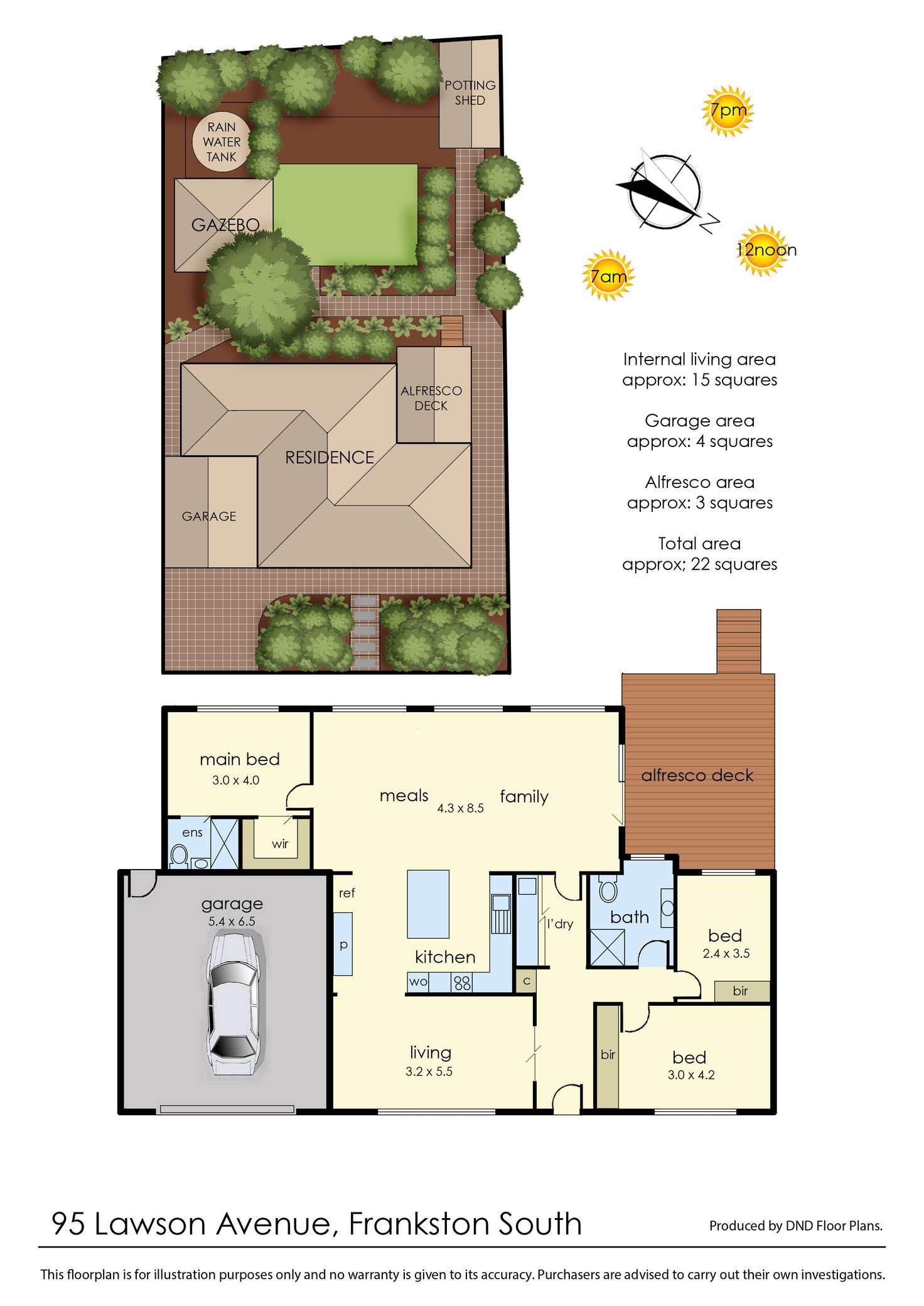 Floorplan of Homely house listing, 95 Lawson Avenue, Frankston South VIC 3199