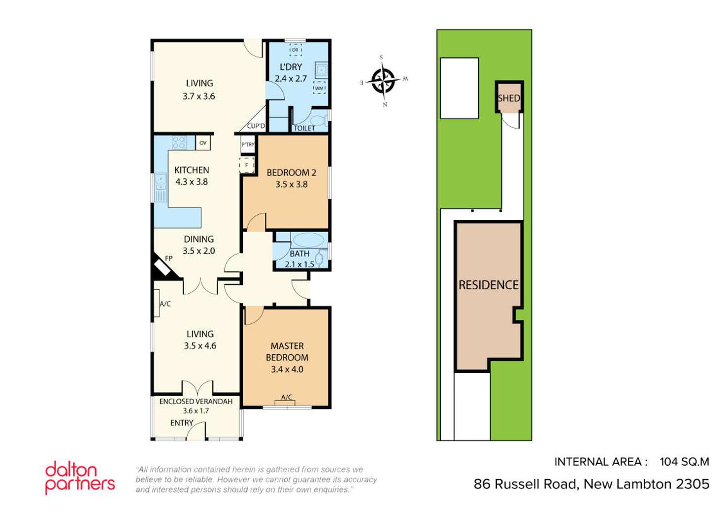 Floorplan of Homely house listing, 86 Russell Road, New Lambton NSW 2305