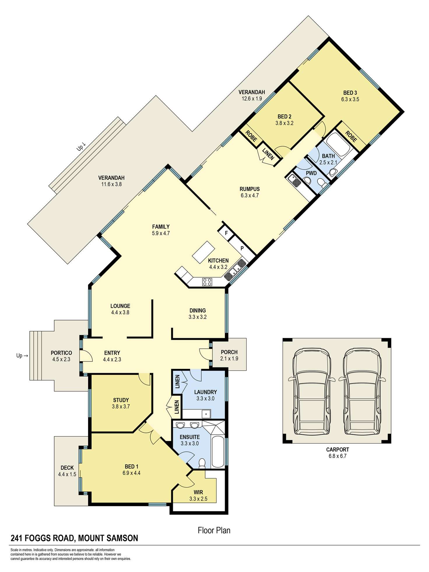 Floorplan of Homely house listing, 241 Foggs Road, Mount Samson QLD 4520